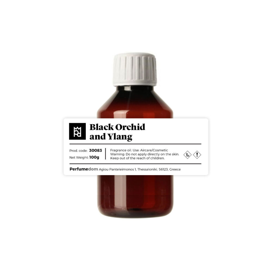 Black Orchid and Ylang Frangrance Oil bottle 100g