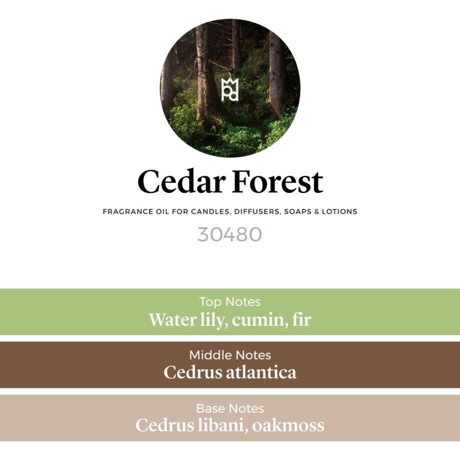 Cedar Forest Fragrance Oil scent profile