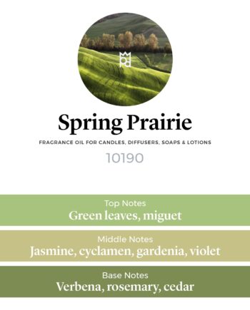 Spring Prairie Fragrance Oil scent pyramid