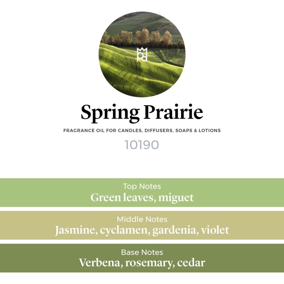 Spring Prairie Fragrance Oil scent pyramid