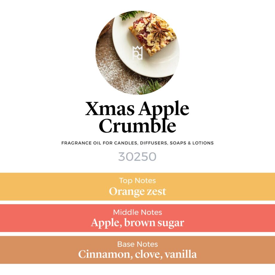 xmas apple crumble fragrance oil scent pyramid