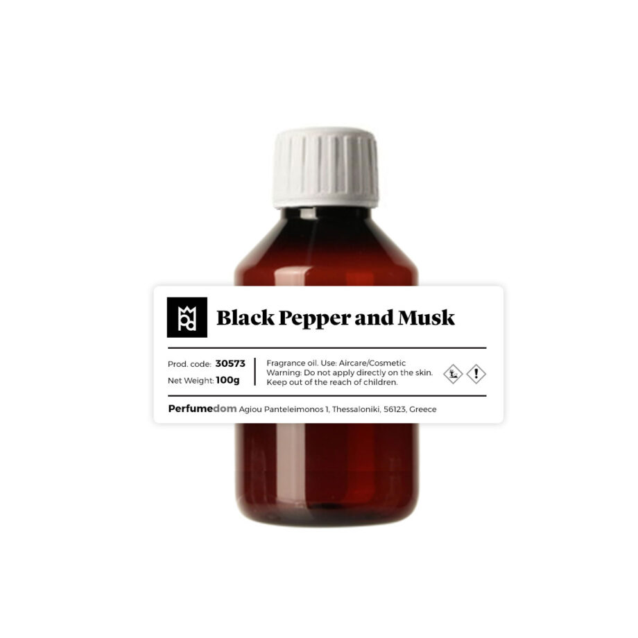 Black Pepper and Musk 100g bottle