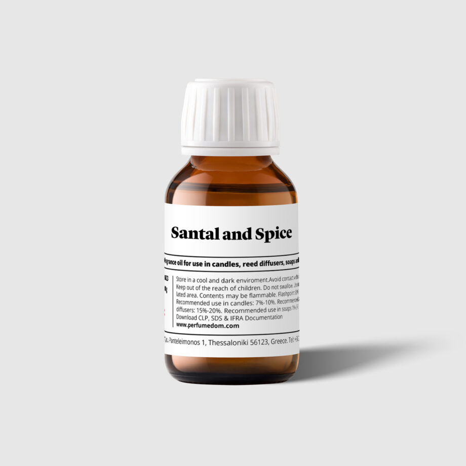 Santal and Spice Fragrance Oil bottle