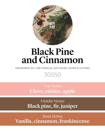 Black Pine and Cinnamon Fragrance Oil profile