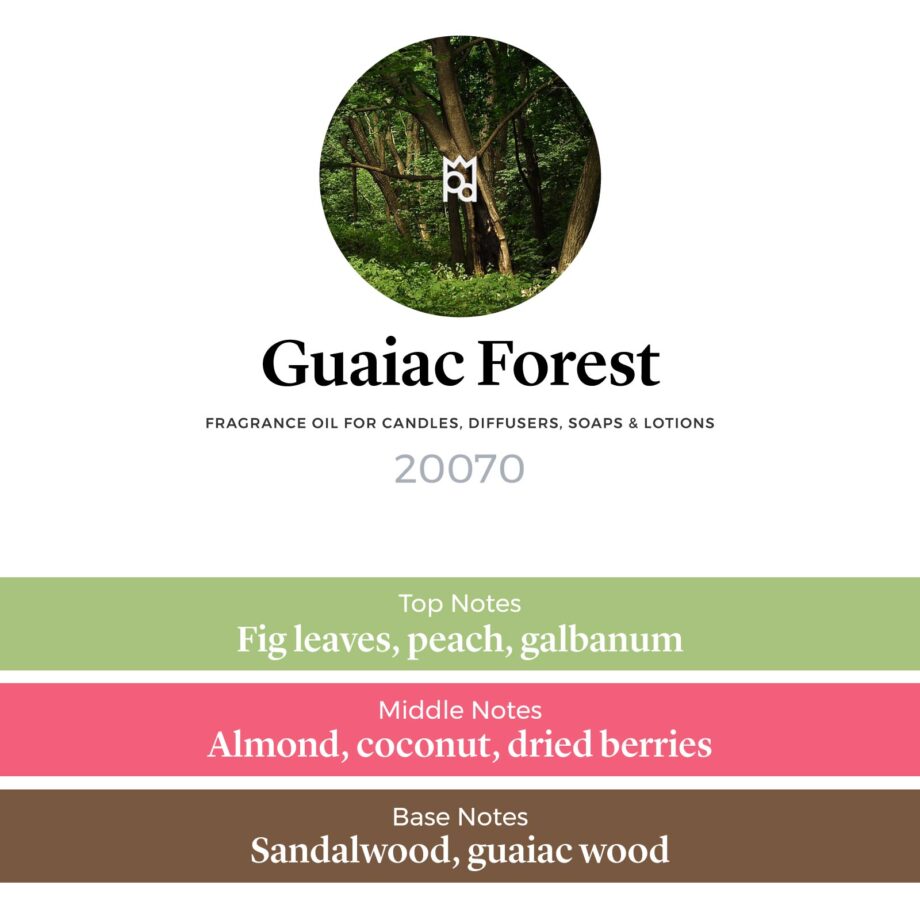 Guaiac Forest Fragrance Oil profile
