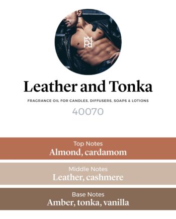 Leather and Tonka scent profile