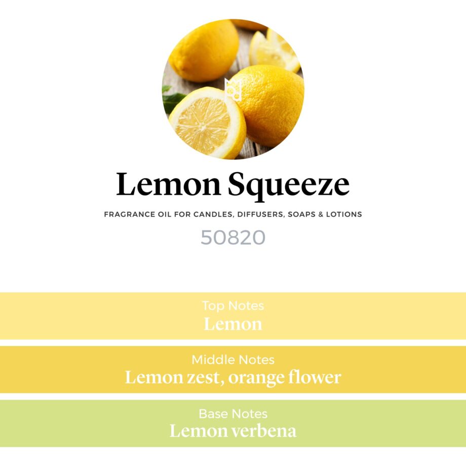 lemon squeeze fragrance oil scent pyramid