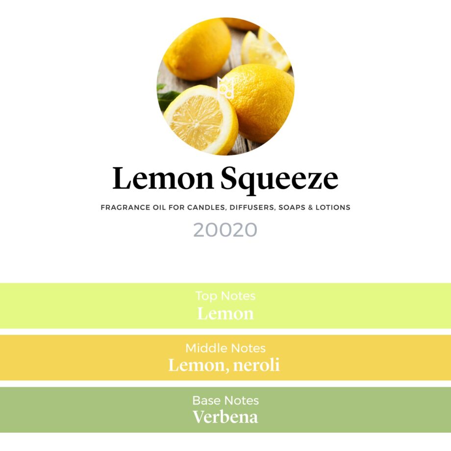 Lemon Squeeze Fragrance Oil scent profile