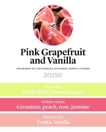 Pink Grapefruit and Vanilla Fragrance Oil profile