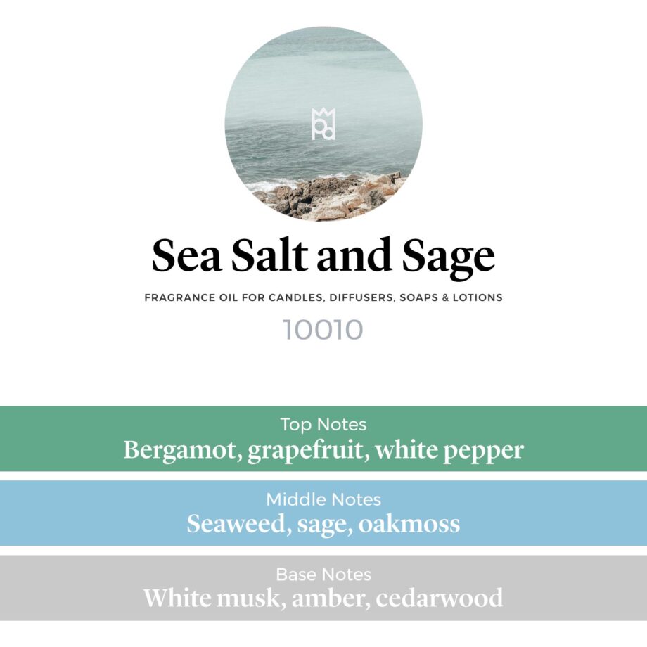 Sea Salt and Sage Fragrance Oil scent profile
