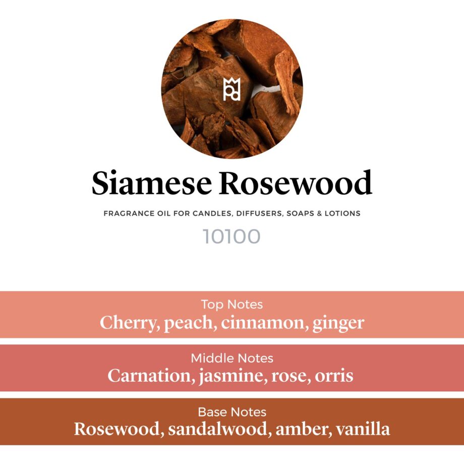 Siamese rosewood fragrance oil scent pyramid