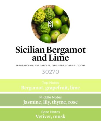 Sicilian Bergamot and Lime Fragrance Oil profile
