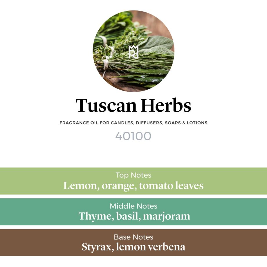 Tuscan Herbs Fragrance Oil scent profile