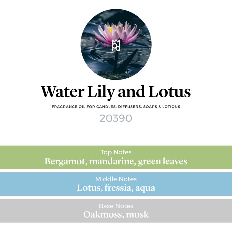 Water Lily and Lotus Fragrance Oil profile