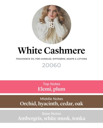 White Cashmere Fragrance Oil profile