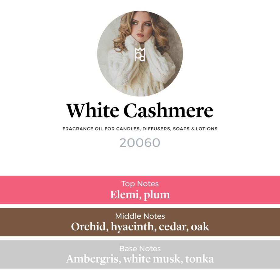 White Cashmere Fragrance Oil profile