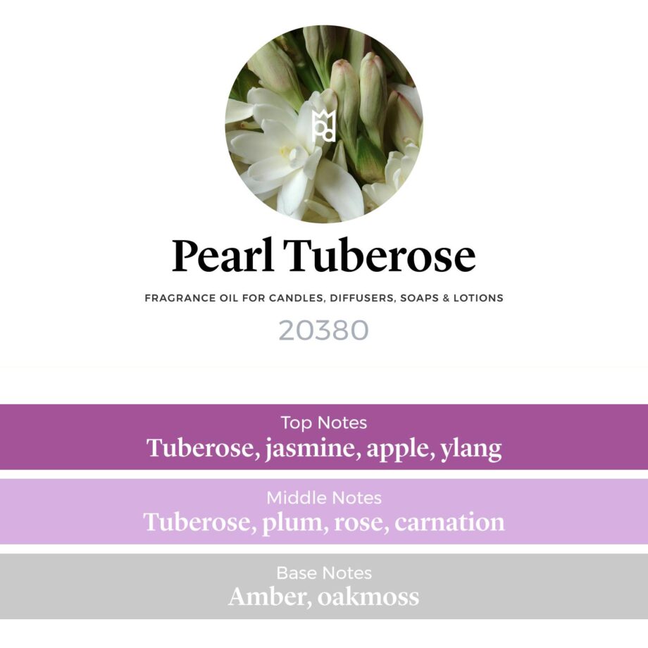 Pearl Tuberose Fragrance Oil profile