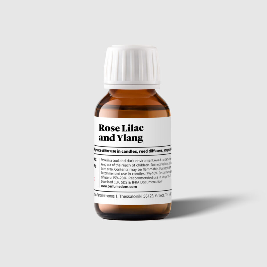 Rose Lilac and Ylang Fragrance Oil bottle