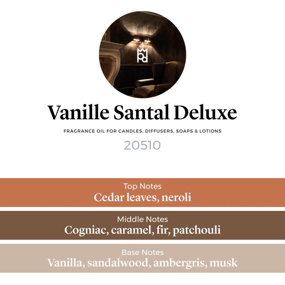 Vanille Santal Deluxe Fragrance Oil profile