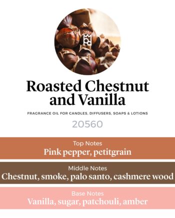 Roasted Chestnut and Vanilla scent notes
