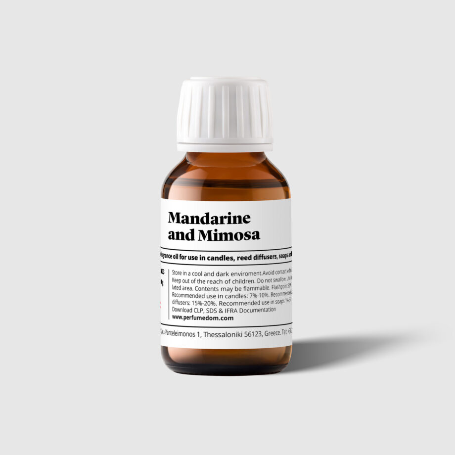 Mandarine and Mimosa Fragrance Oil bottle 100g