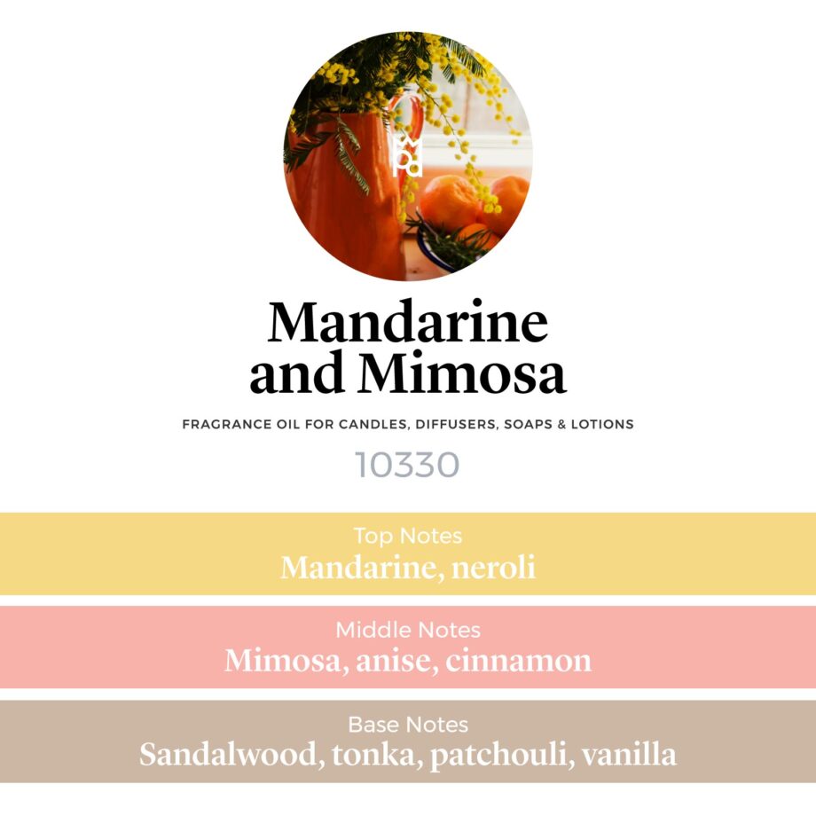 Mandarine and Mimosa Fragrance Oil scent profile