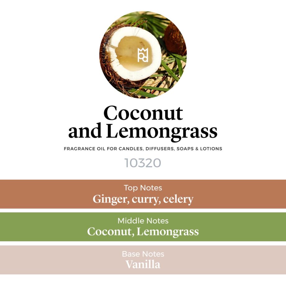 Coconut and Lemongrass Fragrance oil scent profile | Perfumedom