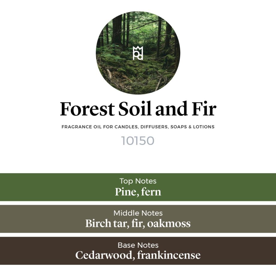Forest Soil and Fir Fragrance Oil scent pyramid