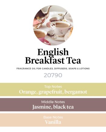 English Breakfast Tea Fragrance Oil scent pyramid