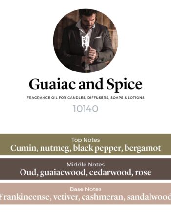 Guaiac and Spice Fragrance Oil scent pyramid