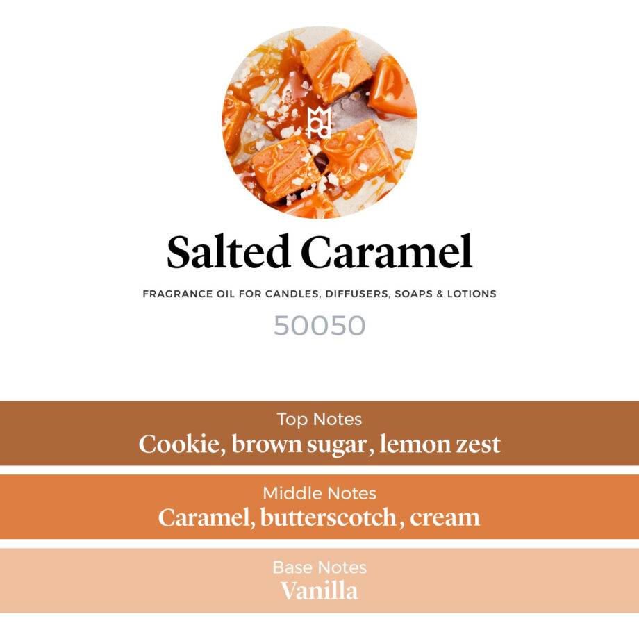 salted caramel fragrance oil scent pyramid