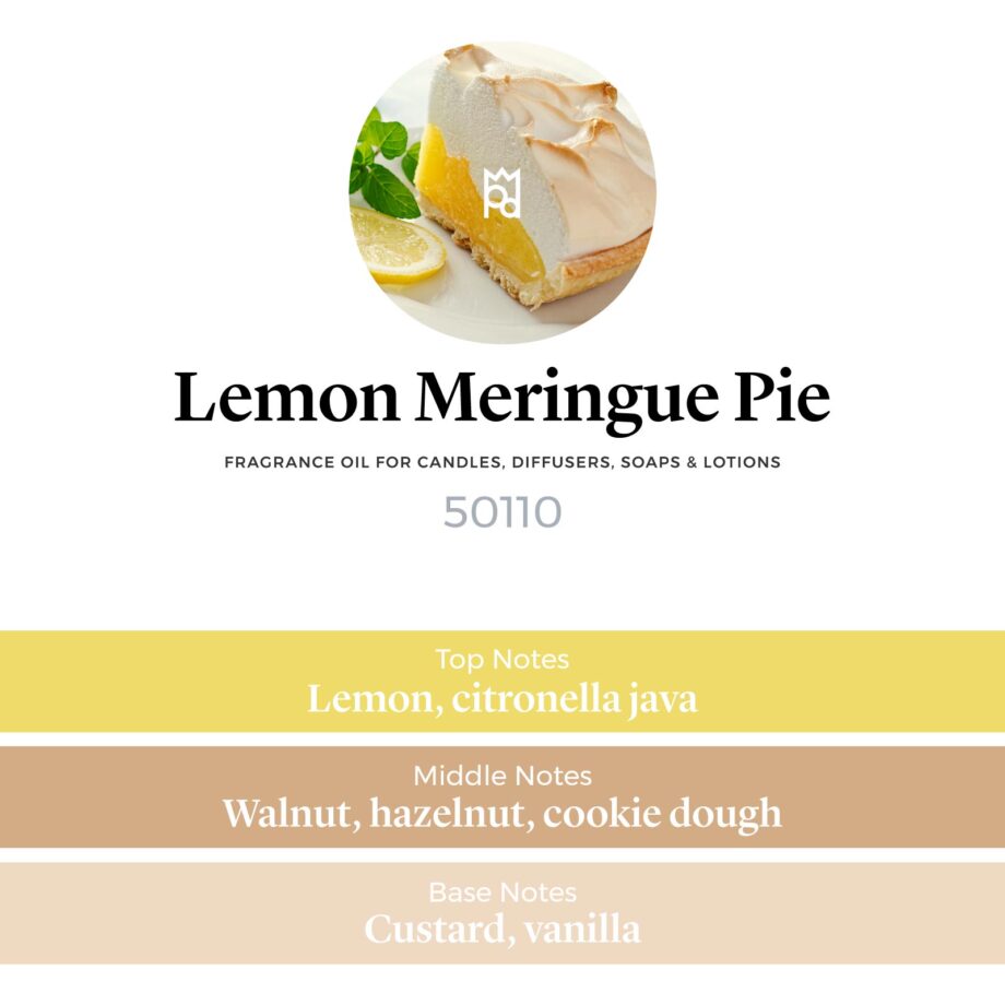 Lemon Meringue Pie Fragrance Oil scent pyramid