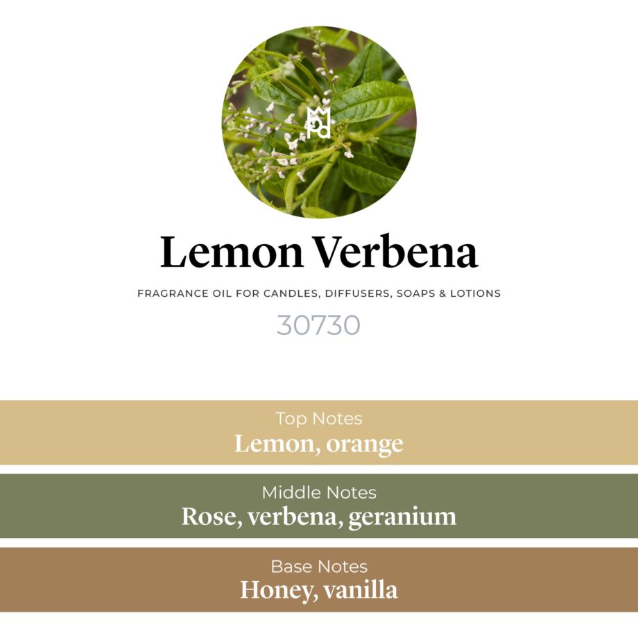 Lemon Verbena Fragrance Oil scent pyramid