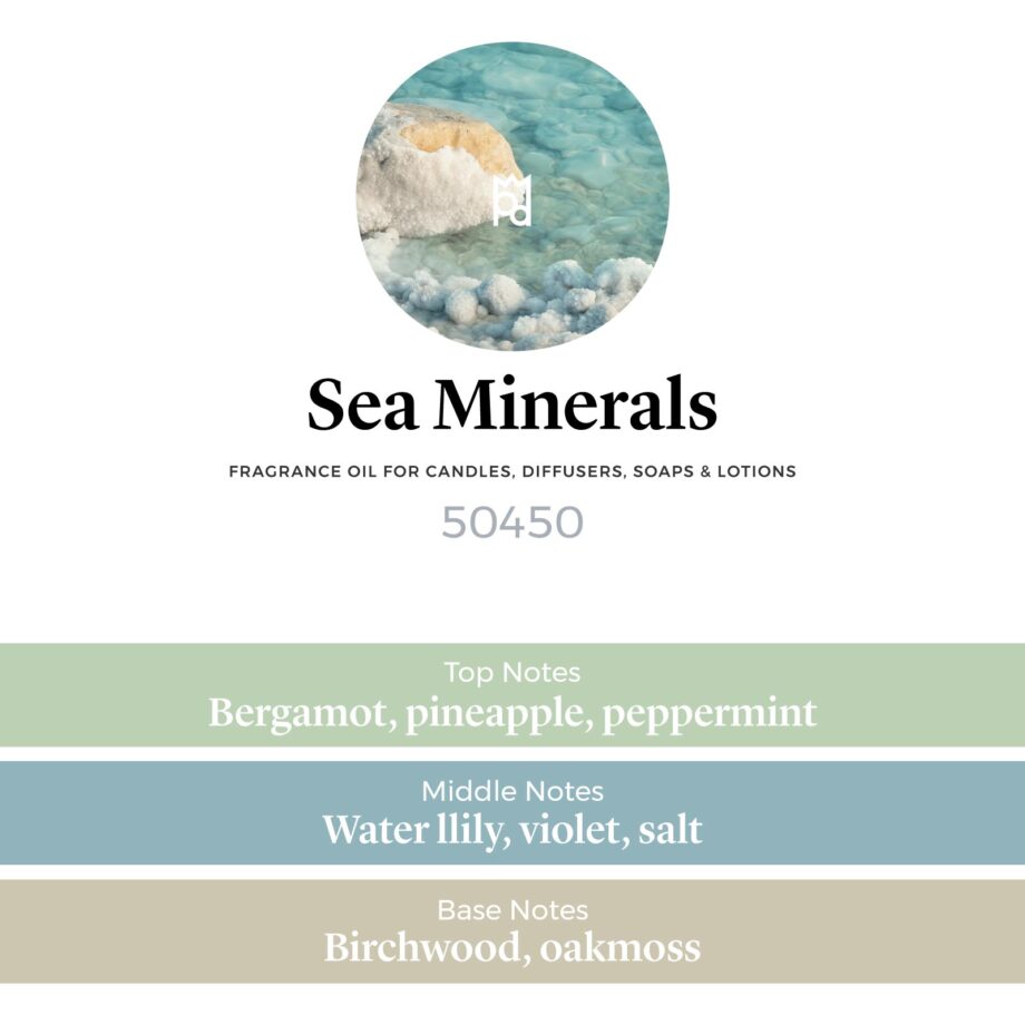 Sea Minerals Fragrance Oil scent pyramid