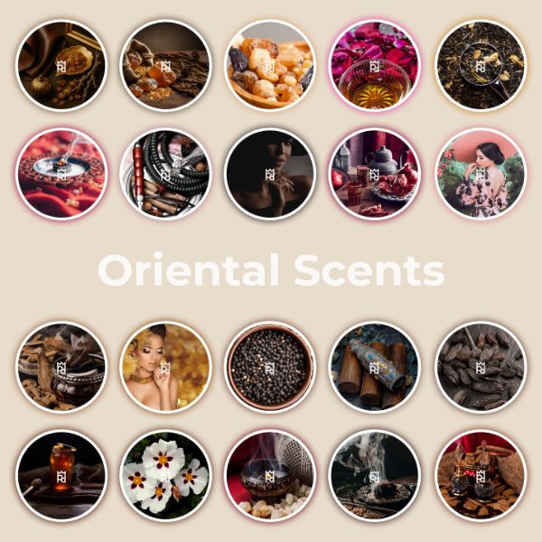 Oriental fragrances sample kit