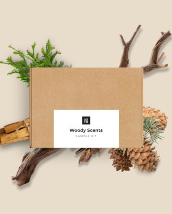 Woody Fragrance Sample Kit with 20 best-selling forest, cedar and sandalwood scents