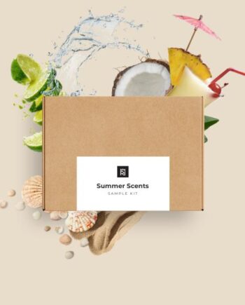 Summer Fragrance Sample Kit with 20 best-selling fresh, fruity and coastal scents.
